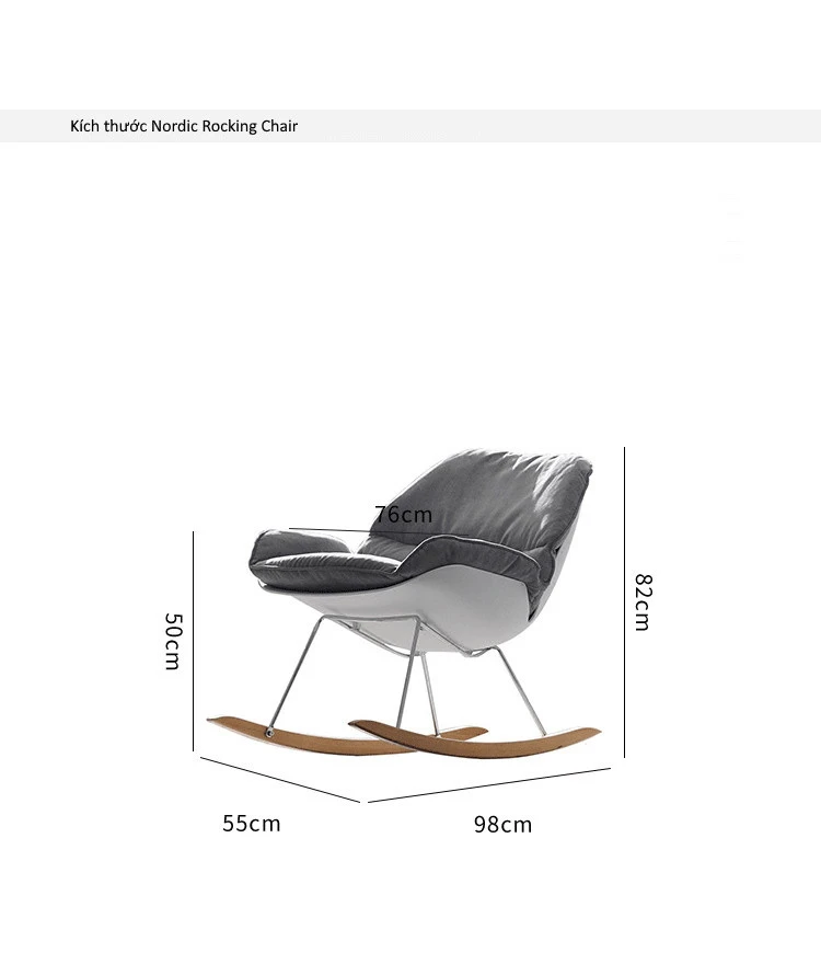 Ghế Nordic Rocking Chair 1