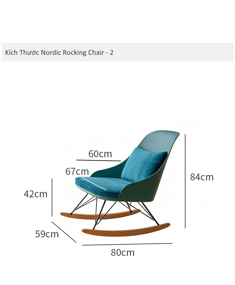 Ghế Nordic Rocking Chair 2
