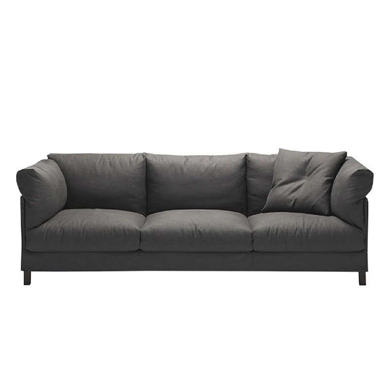 Ghế sofa văng đệm vải thô V24