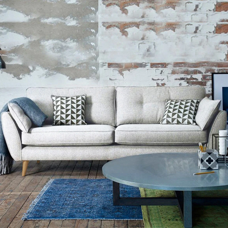 Ghế sofa văng đệm vải Scandinavian V25