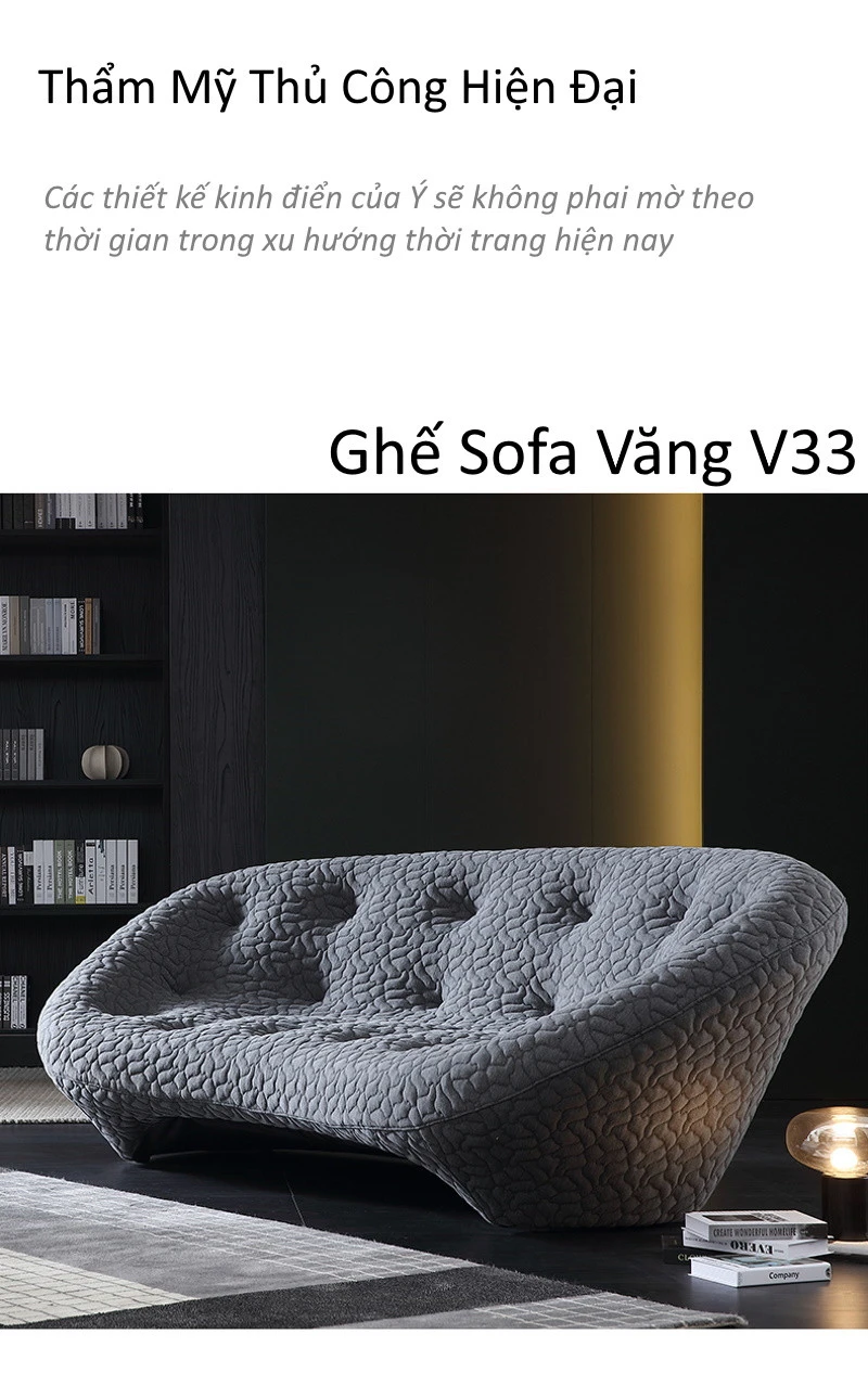 Ghế sofa văng hiện đại V33