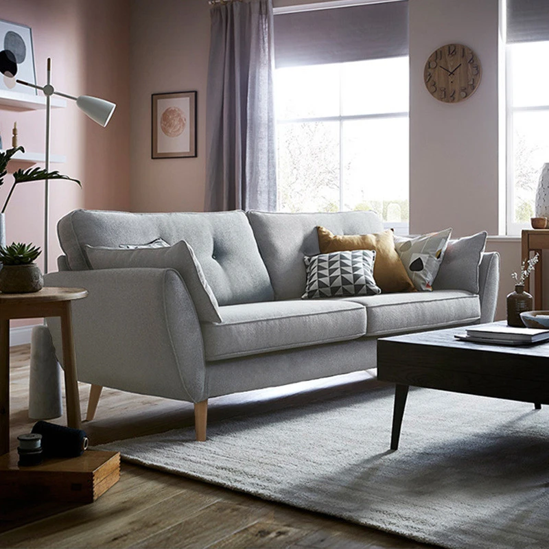 Ghế sofa văng đệm vải Scandinavian V25