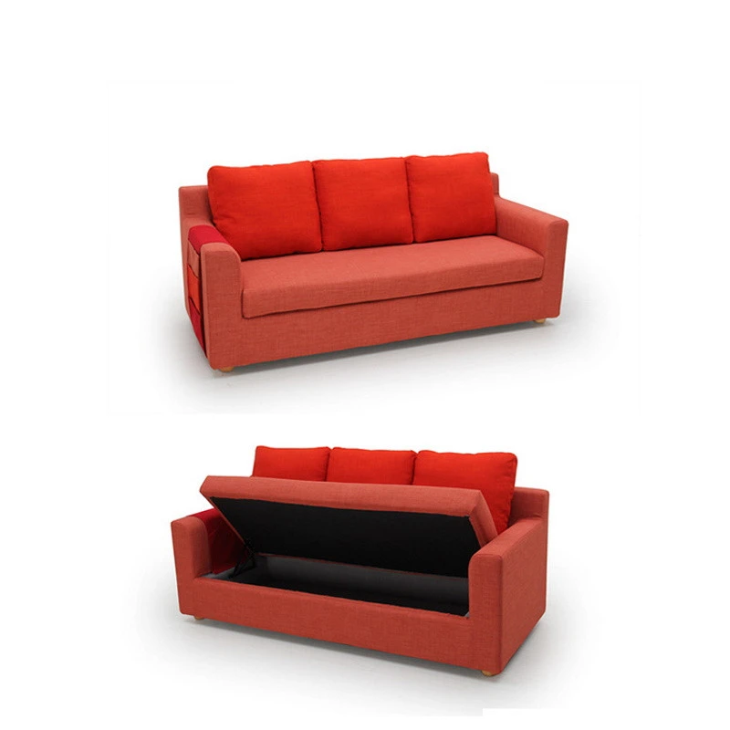 Ghế sofa giá rẻ kết hợp lưu trữ đồ N06