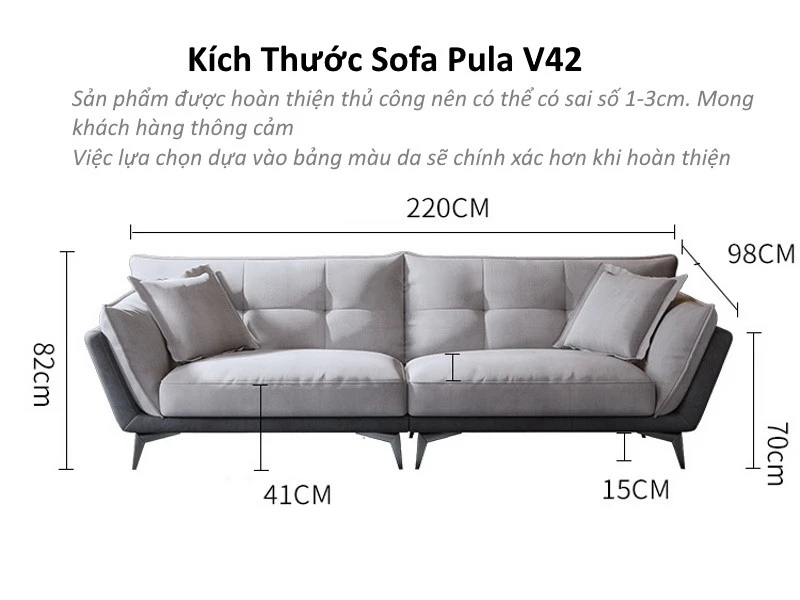 Ghế sofa văng cao cấp hiện đại V42
