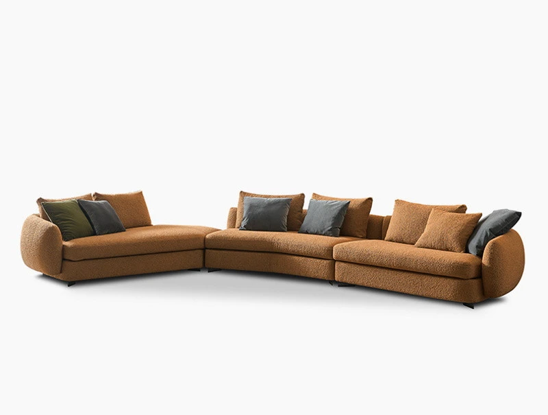 Ghế sofa góc vải thô hiện đại L32