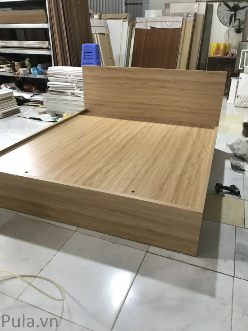 Giường ngủ giá rẻ gỗ CN GN01