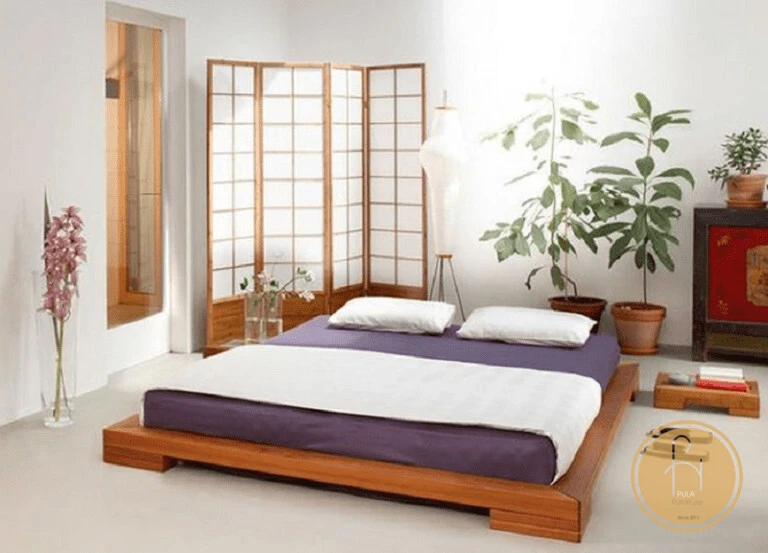 Giường ngủ bệt kiểu Nhật: Sự thoáng đãng và hiện đại trong thiết kế nội thất phòng ngủ