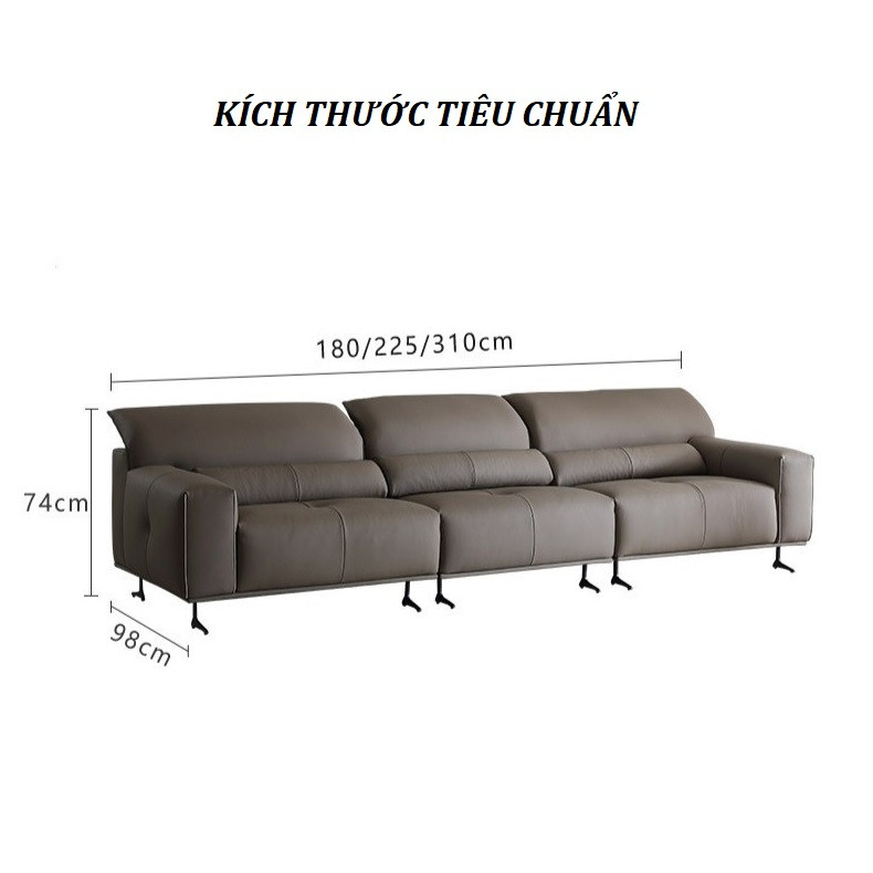 Sofa da bò Ý cao cấp Pula Kuarado (V70)