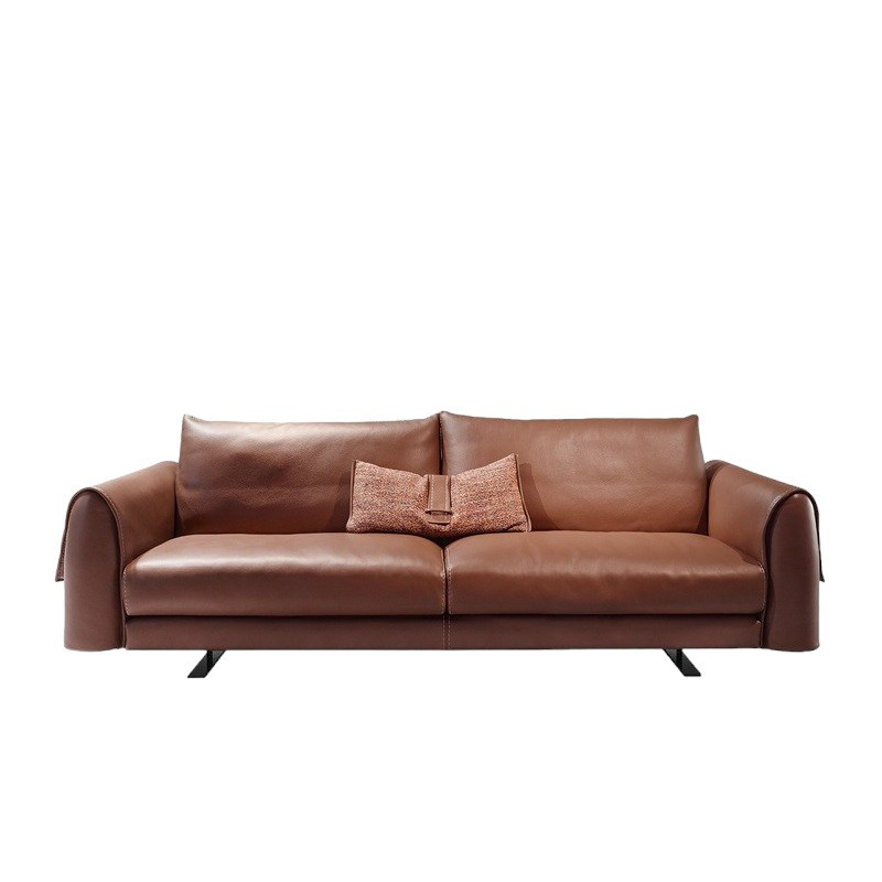 Sofa da chống cháy chống xước Pula Karler (V67)