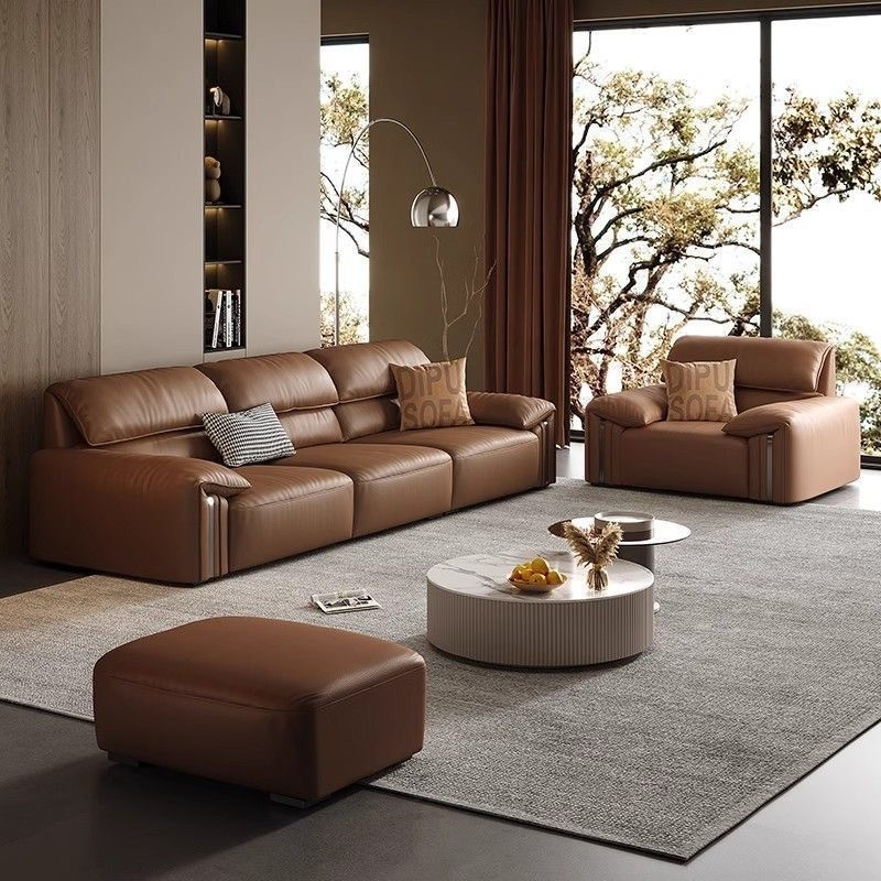 Sofa da thật phong cách Ý Pula Nouvola (V75)