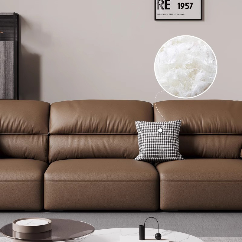 Sofa da thật phong cách Ý Pula Nouvola (V75)