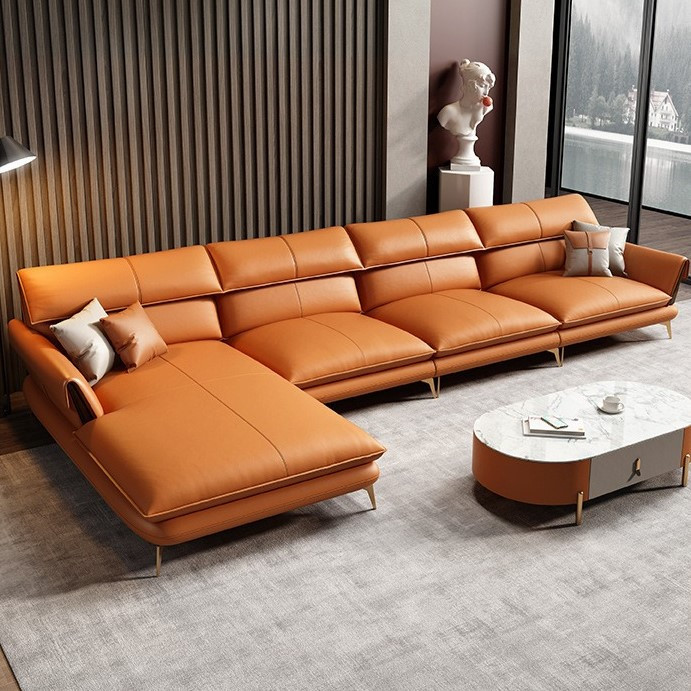 Sofa da bò Italy cao cấp Pula Davina (L43)