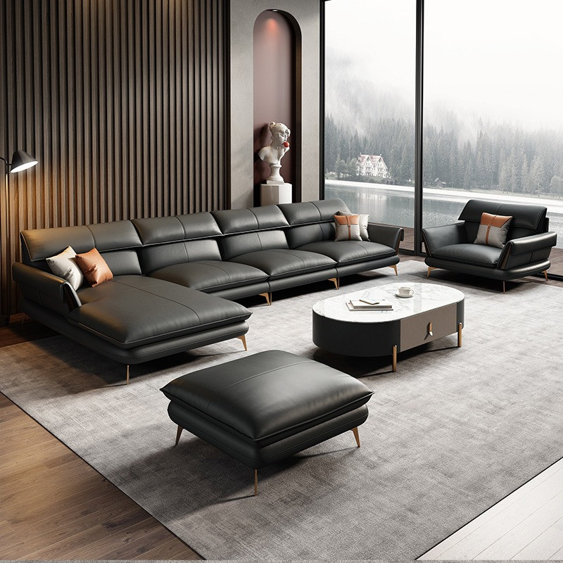 Sofa da bò Italy cao cấp Pula Davina (L43)