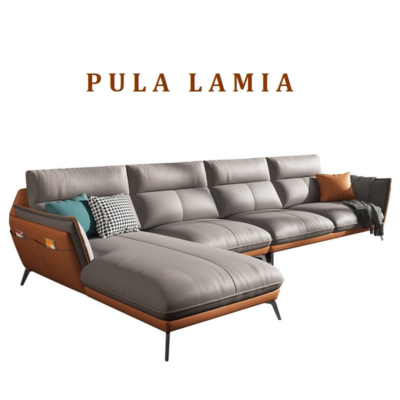 Sofa góc L da Mastrotto cao cấp Pula Lamia (L45)