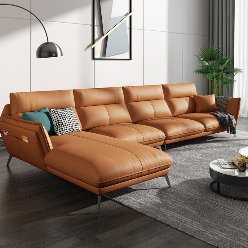 Sofa góc L da Mastrotto cao cấp Pula Lamia (L45)