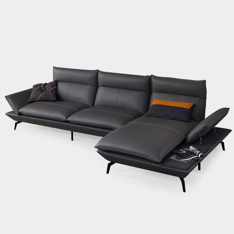 Sofa góc bọc da bò Mastrotto cao cấp Pula Lucinda (L46)