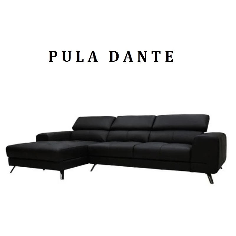 Sofa góc bọc da Mastrotto Italia cao cấp Pula Dante (L47)