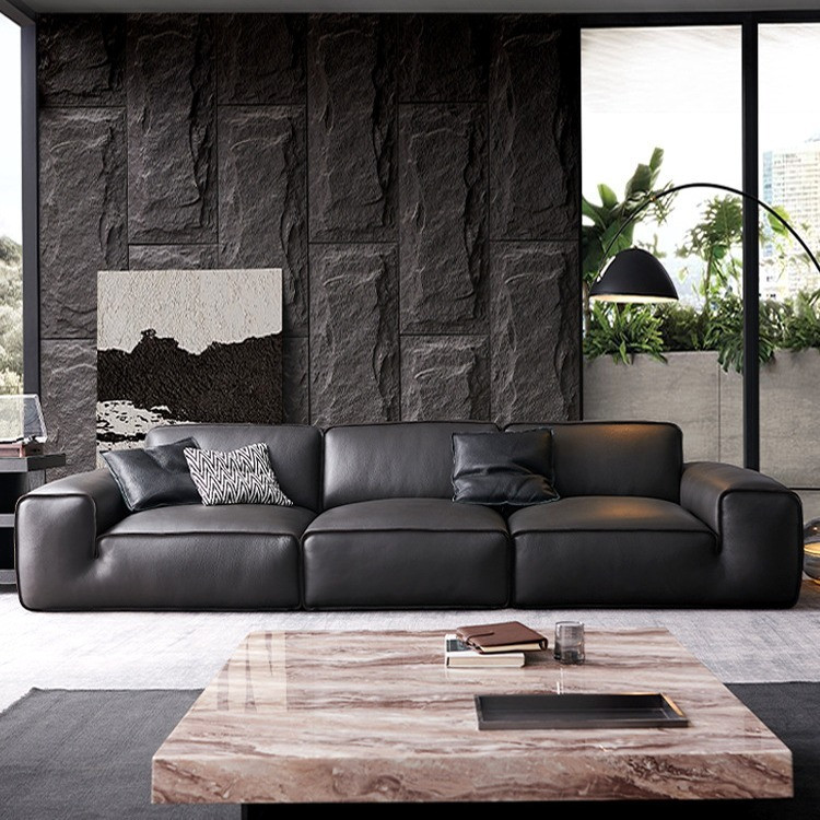 Sofa da bò Ý nhập khẩu cao cấp Pula Avenue (V83)