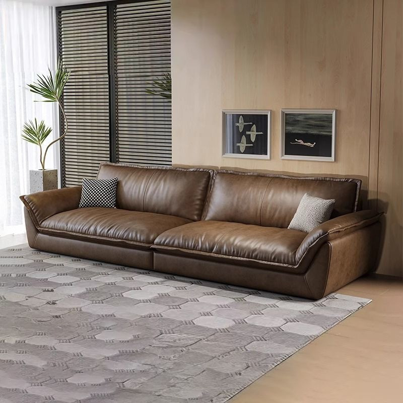 Sofa văng da bò Ý hiện đại Pula Nina (V85)