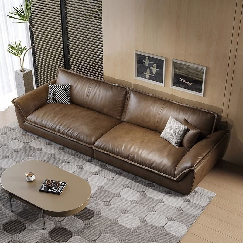 Sofa văng da bò Ý hiện đại Pula Nina (V85)