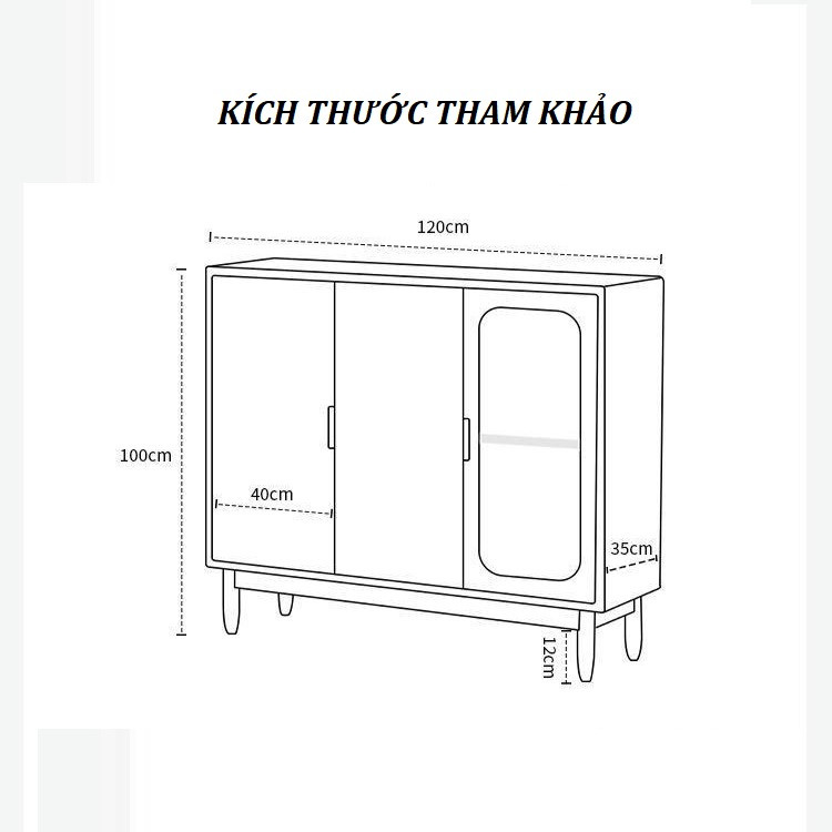 Tủ giày gỗ Pula SC03