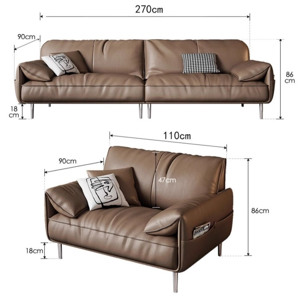 Sofa da chống mèo cào Pula Pero (V88)