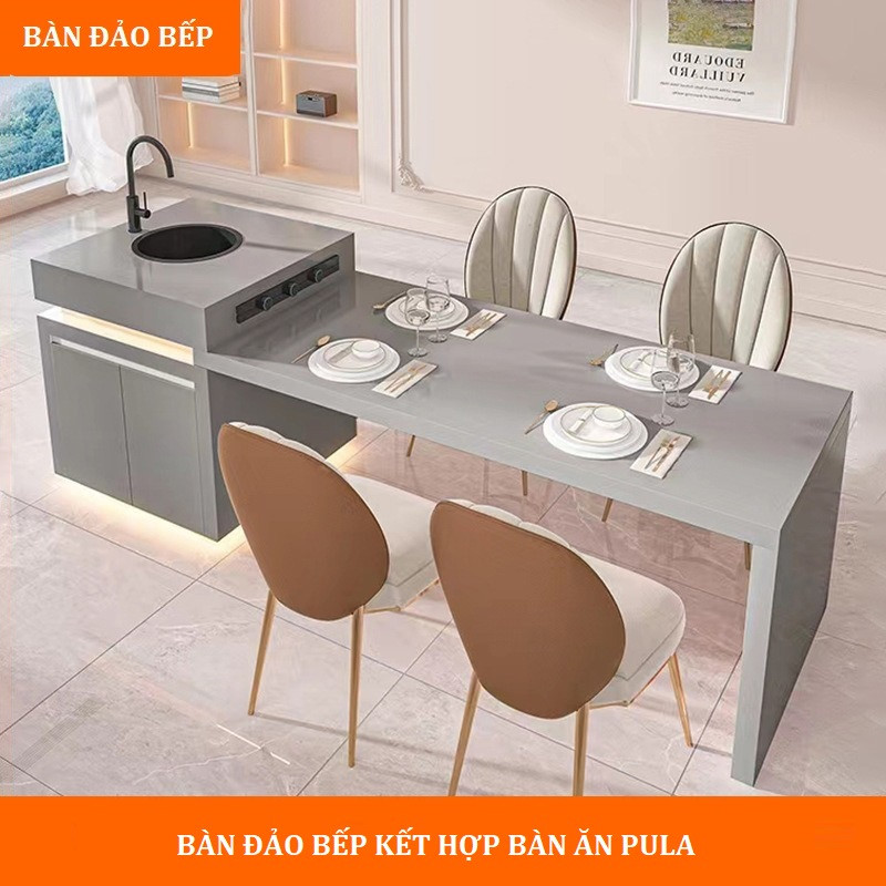 Bàn đảo bếp có chậu rửa Pula BD22