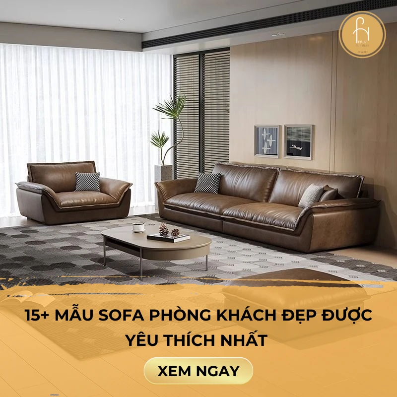 15+ mẫu sofa phòng khách đẹp được yêu thích nhất tại Pula Furniture