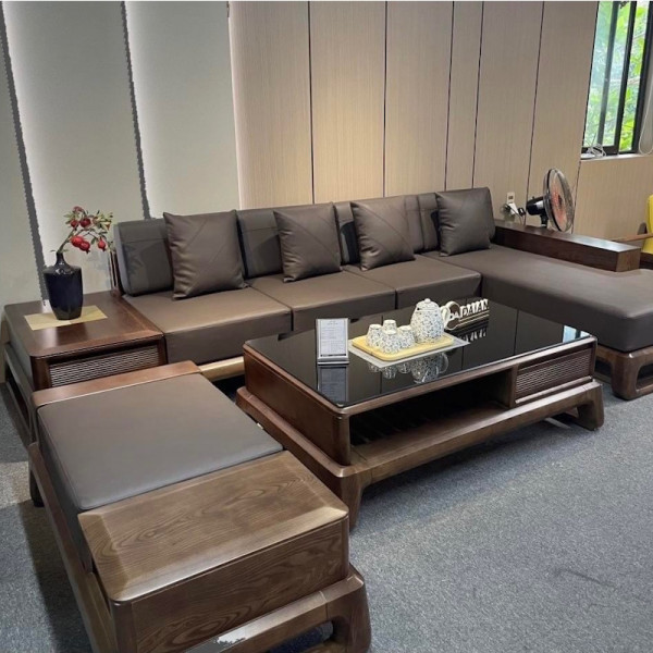 Bộ sofa gỗ Pula SG01