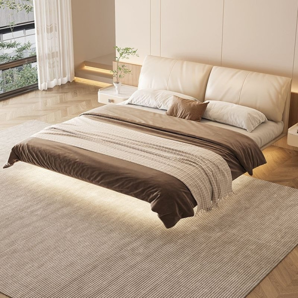 Giường ngủ bọc da đẹp phong cách tối giản Pula PB36 (Kết hợp hộc để đồ)