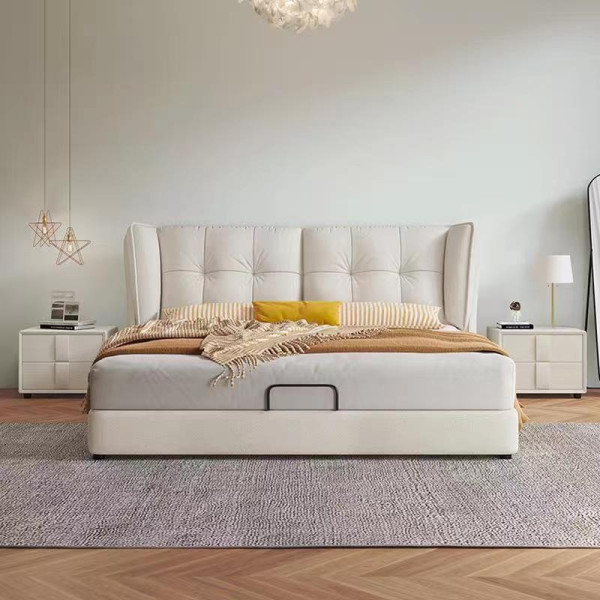 Giường ngủ bọc nệm đẹp phong cách tối giản Pula PB44 (Có ngăn kéo)