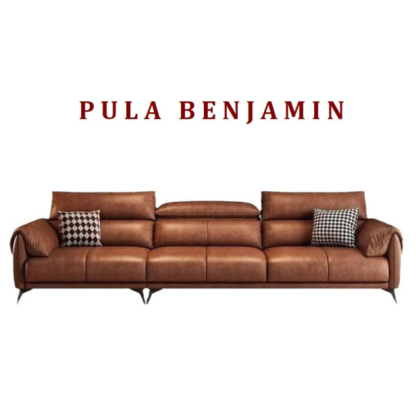 Sofa da cao cấp chống cháy Pula Benjamin (V69)