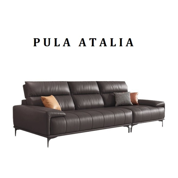 Sofa da bò Ý cao cấp Pula Atalia (V76)