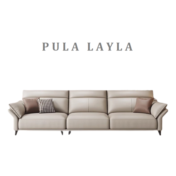 Sofa văng hiện đại bọc da bò Mastrotto Pula Layla (V81)