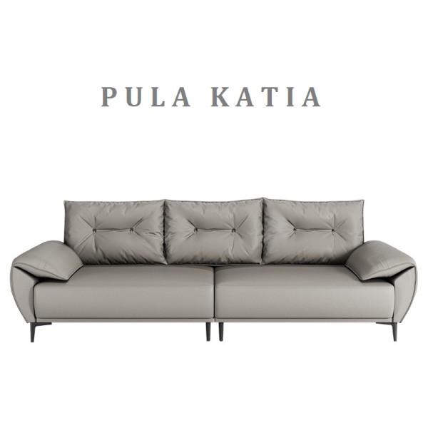 Sofa văng da bò Italia cao cấp Pula Katia (V77)