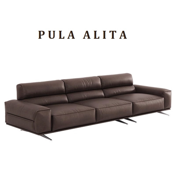 Sofa văng da bò Mastrotto cao cấp Pula Alita (V78)