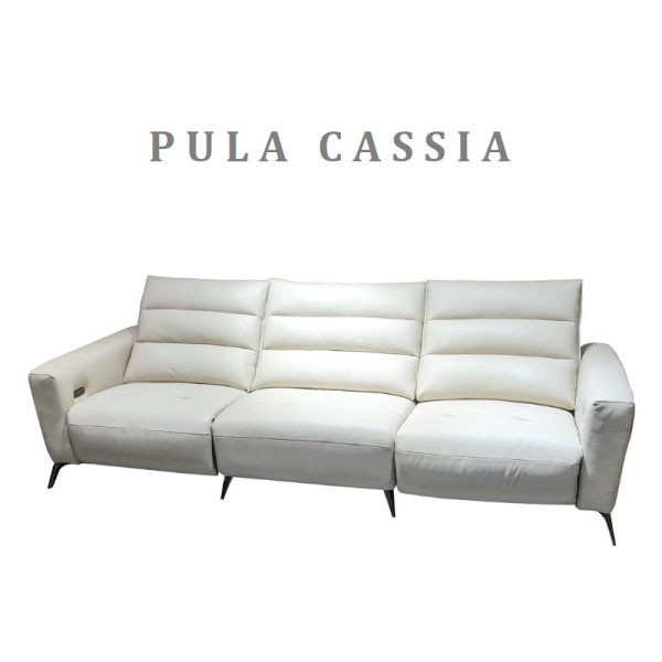 Sofa điện da bò Italia cao cấp Pula Cassia (V82)