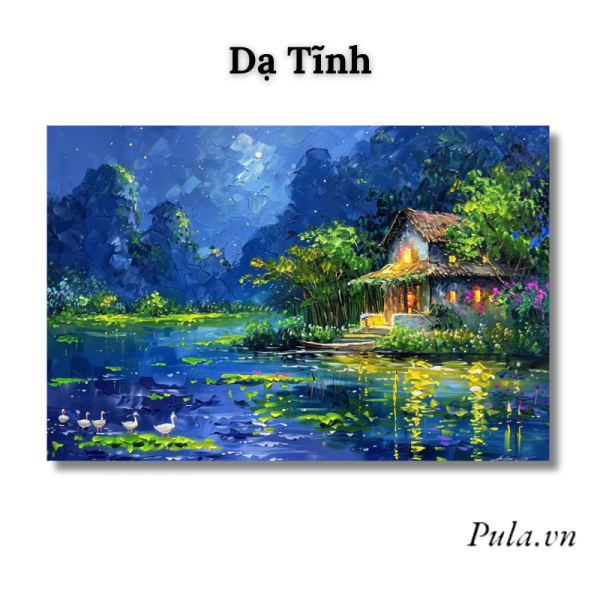 Tranh Treo Tường Phong Cảnh Dạ Tĩnh