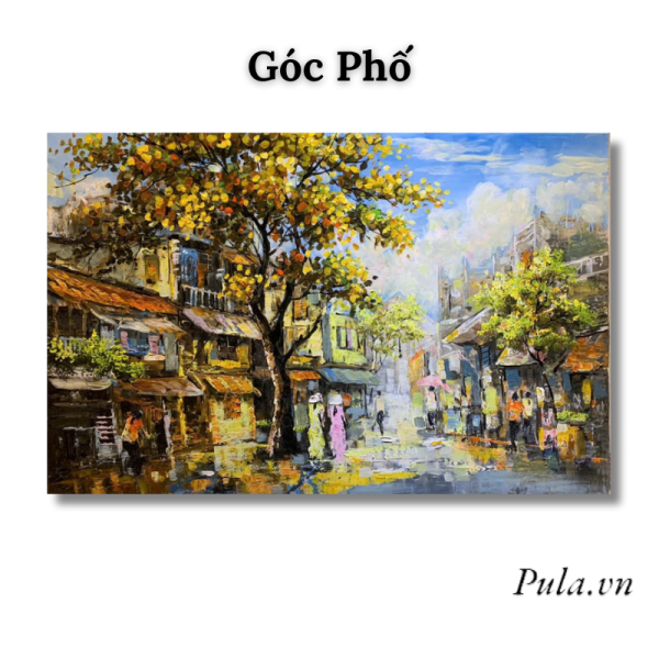 Tranh Phong Cảnh Góc Phố