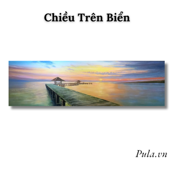 Tranh Treo Tường Phong Cảnh Chiều Trên Biển