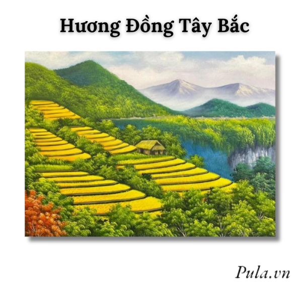 Tranh Phong Cảnh Hương Đồng Tây Bắc