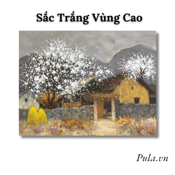 Tranh Phong Cảnh Rừng Núi - Sắc Trắng Vùng Cao