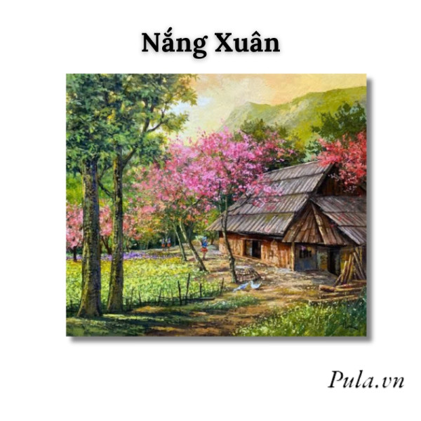 Tranh Phong Cảnh Treo Tường Nắng Xuân