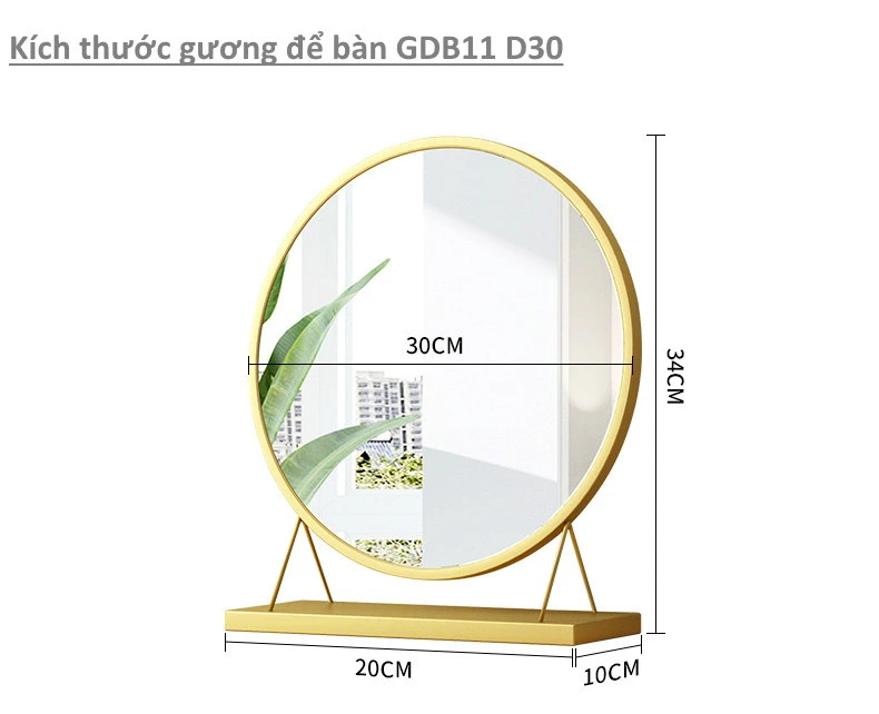Gương trang điểm để bàn GDB11 D30