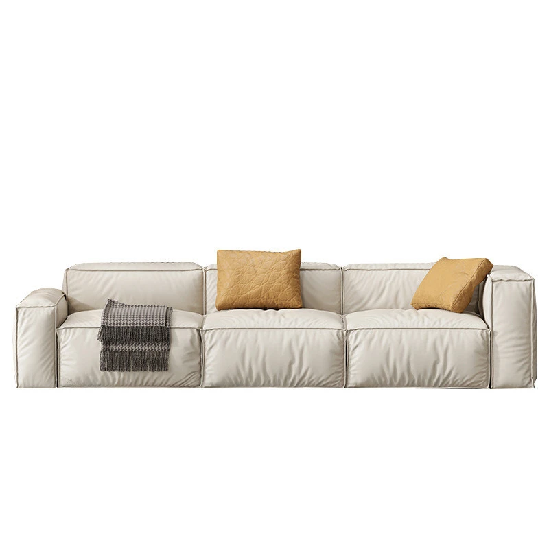 Ghế sofa văng đệm da hiện đại V52
