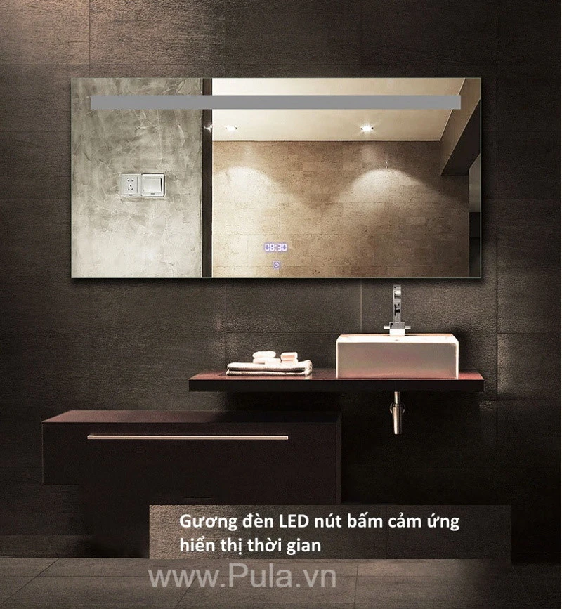 Gương đèn LED phòng tắm Pula GPT06