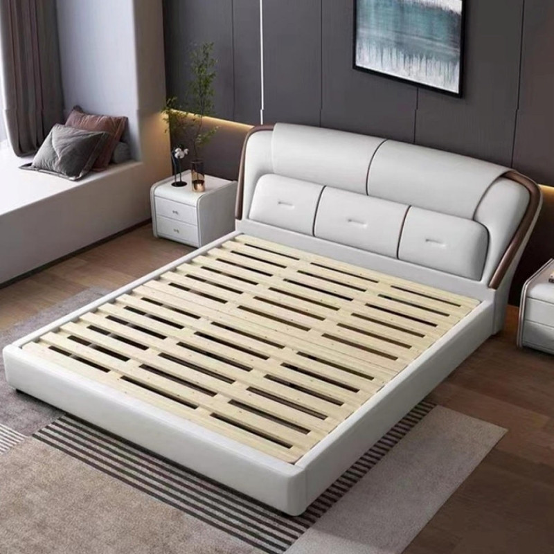 Giường ngủ bọc da có ngăn kéo đa năng Pula PB46