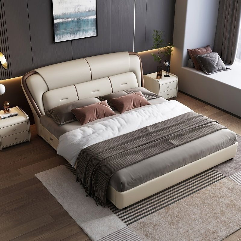 Giường ngủ bọc da có ngăn kéo đa năng Pula PB46