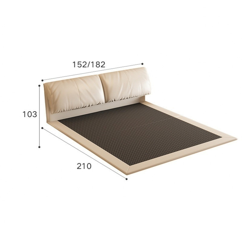 Giường ngủ bọc da đẹp phong cách tối giản Pula PB36 (Kết hợp hộc để đồ)