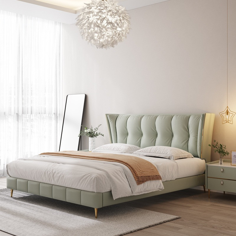 Giường ngủ bọc da phong cách Minimalist Pula PB40